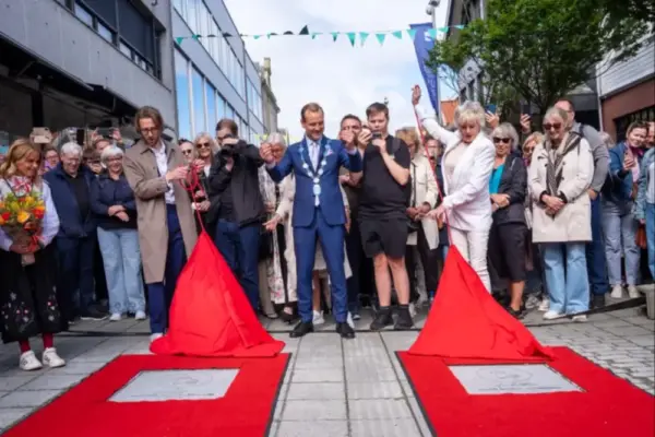 Celebrating Norwegian Cinema: Anders Danielsen Lie and Anne Marie Ottersen Immortalized at the Haugesund Walk of Fame